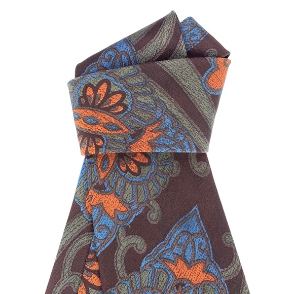 BORSALINO Silk Tie 🇮🇹 Made In Italy - Picture 2 of 4